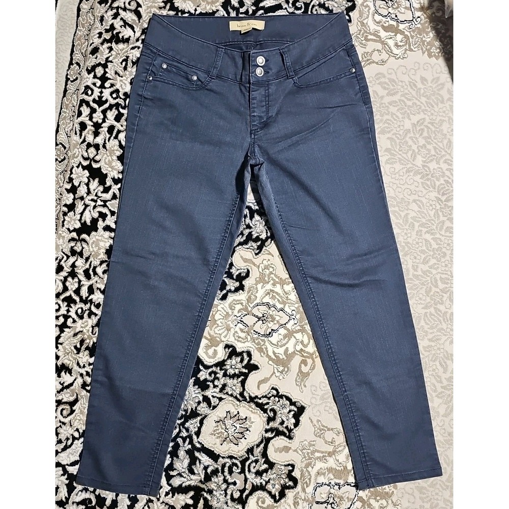 Brina & Em Women's Size 10P Denim Stretch 2 Button 5 Pocket Jeans
